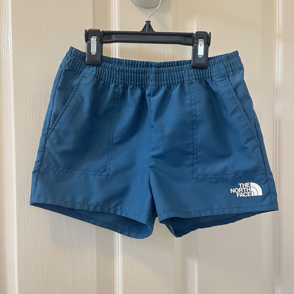 The North Face Girls Amphibious Class V Shorts Teal Size Small 7-8 years